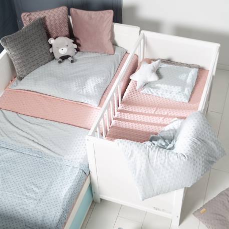 Lit bébé 2en1 cododo et lit indépendant avec matelas universal Blanc 2 - vertbaudet enfant 