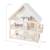 Maison de poupée + 16 pièces de mobilier et 4 poupées Blanc / naturel / gris 3 - vertbaudet enfant 