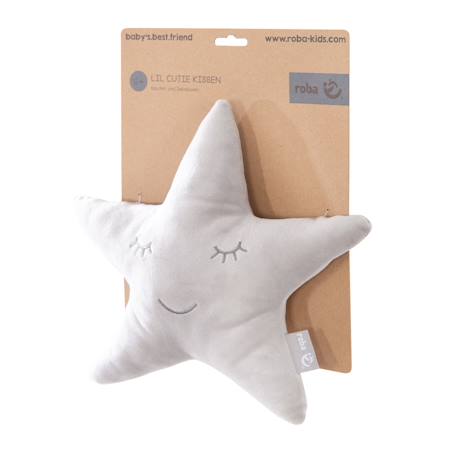 Coussin décoratif étoile pour chambre d'enfant roba style Bleu clair+Gris argenté+Rose pastel+Vert givré 9 - vertbaudet enfant 