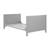 Lit bébé évolutif convertible en lit junior Gris taupe 3 - vertbaudet enfant 