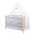 Lit cododo avec literie complète et roulettes à freins jumbo twins Bois naturel / gris 3 - vertbaudet enfant 