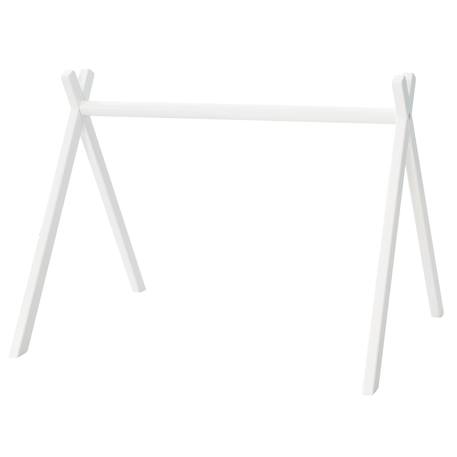 Portique d'éveil en bois massif + 5 pendentifs roba style Blanc - gris+Blanc - rose 11 - vertbaudet enfant 