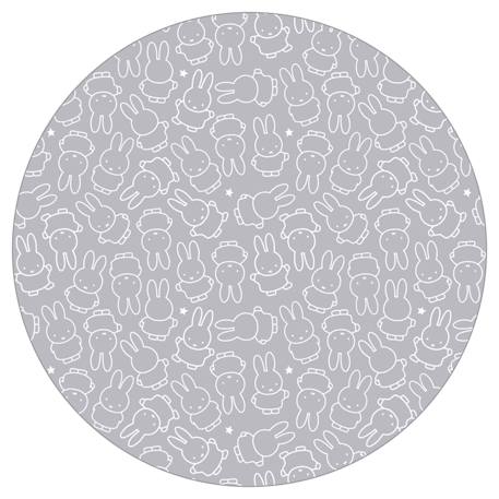 Parc bébé hexagonal réglable + tapis imprimé sternenzauber Blanc - gris / lapin 3 - vertbaudet enfant 