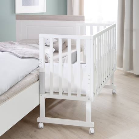 Berceau cododo 3en1 avec matelas et accessoires sternenzauber grau Blanc 6 - vertbaudet enfant 