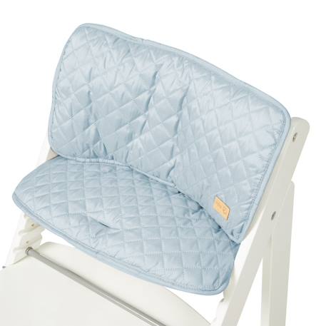 Coussins matelassés et déperlants pour chaises hautes sit up Bleu clair / bleu ciel+Gris argenté+Rose pastel+Vert givré 3 - vertbaudet enfant 
