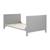 Lit évolutif avec matelas et accessoires complets sternenzauber grau Blanc / gris+Gris taupe / blanc 9 - vertbaudet enfant 