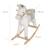 Licorne à bascule avec selle et bride Blanc / argenté 4 - vertbaudet enfant 
