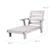 Chaise longue en bois massif fsc® avec 2 coussins Gris 5 - vertbaudet enfant 
