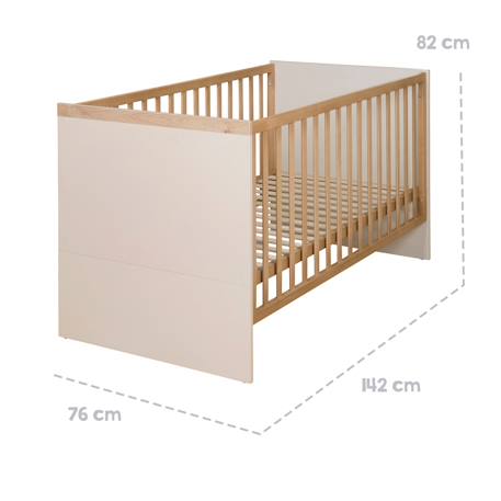Lit bébé évolutif transformable en lit junior jil Cashmere 6 - vertbaudet enfant 