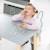 Set table et 2 chaises enfant avec pieds en bois massif Gris - naturel / lapin miffy 2 - vertbaudet enfant 