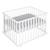 Parc bébé rectangulaire sur roulettes + tapis déperlant roba style Blanc - gris argenté+Blanc - vert givré 1 - vertbaudet enfant 