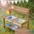 Cuisine extérieure pour enfants en bois massif Gris+Teck 8 - vertbaudet enfant 