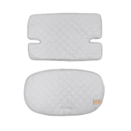 Coussins matelassés et déperlants pour chaises hautes sit up Bleu clair / bleu ciel+Gris argenté+Rose pastel+Vert givré 7 - vertbaudet enfant 