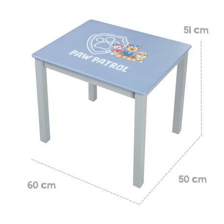 Set table et 2 chaises enfant Bleu gris - pat' patrouille 6 - vertbaudet enfant 