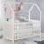 Plan à langer pour lit bébé + matelas à langer déperlant roba style Blanc / gris argenté 3 - vertbaudet enfant 