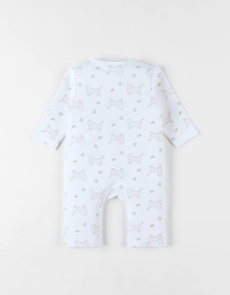 Combinaison molleton Beige 2 - vertbaudet enfant 