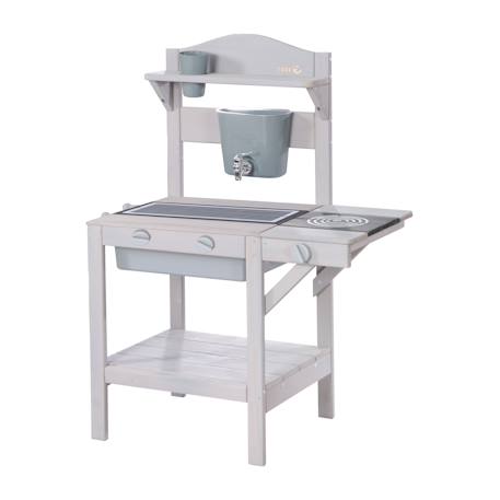 Cuisine d'extérieur en bois fsc® pour enfants avec accessoires Gris 3 - vertbaudet enfant 