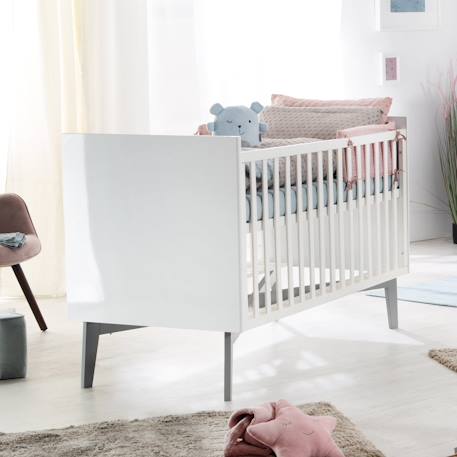 Parure de lit bébé et enfant en coton bio 2 pièces lil planet Bleu clair+Gris argenté+Rose pastel+Vert givré 8 - vertbaudet enfant 