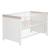 Lit bébé évolutif convertible en lit junior lucy Blanc cassé / luna elm 1 - vertbaudet enfant 