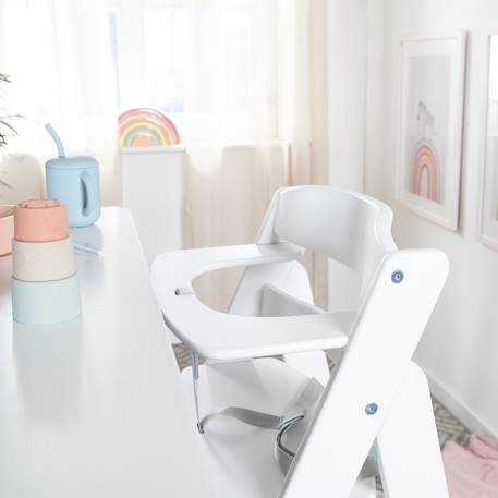 Chaise haute évolutive en bois sit up flex - utilisable jusqu'à la chaise d'adolescent Anthracite+Beige délavé+Blanc+Bois naturel+Cachemire / beige+Gris+Marron+Noir 16 - vertbaudet enfant 