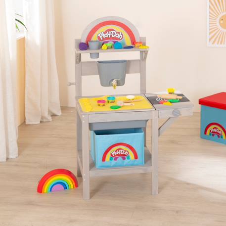 Cuisine extérieure enfant avec 6 pâtes à modeler Play-Doh et accessoires MULTICOLORE 2 - vertbaudet enfant 
