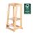 Tour d'apprentissage évolutive en bambou fsc® Anthracite+Blanc+Blanc - naturel+Naturel 20 - vertbaudet enfant 