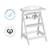 Chaise haute évolutive avec plateau repas amovible sit up fun Blanc+Bois naturel 4 - vertbaudet enfant 