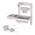 Cuisine extérieure à suspendre en bois fsc® + accessoires Gris+Teck 1 - vertbaudet enfant 