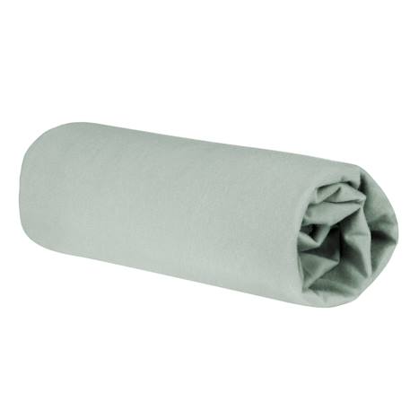 Drap housse extensible 60x120 - 70x140  en coton bio safe asleep® Beige amande+Blanc+Blanc cassé / écru+Bleu clair/ bleu ciel+Bleu indigo+Gris argenté+Rose pastel+Vert givré 23 - vertbaudet enfant 