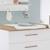 Housse de matelas à langer en coton bio motif pois en relief seashells Ecru 2 - vertbaudet enfant 