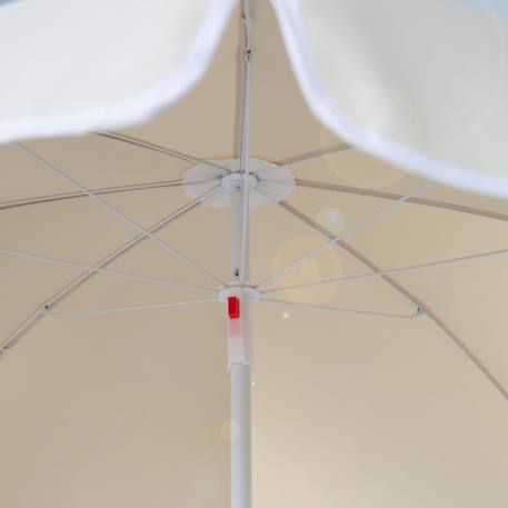 Parasol pour table piquenique enfant Jaune / passepoil blanc 5 - vertbaudet enfant 