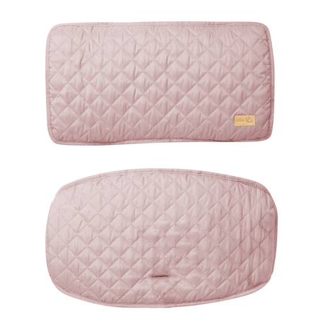 Coussins matelassés et déperlants pour chaises hautes sit up Bleu clair / bleu ciel+Gris argenté+Rose pastel+Vert givré 15 - vertbaudet enfant 