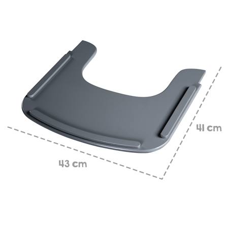 Tablette de chaise haute - plateau repas avec rebord sit up flex Beige délavé+Blanc+Bois naturel+Gris anthracite+Gris taupe+Noir 20 - vertbaudet enfant 