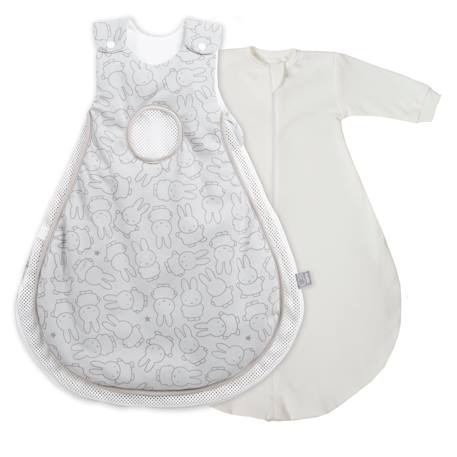 Lot de 2 gigoteuses avec et sans manches safe asleep® air plus Gris clair / miffy 1 - vertbaudet enfant 