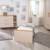 Chambre bébé évolutive 2 pièces avec soft-close jil Cashmere / décor châtaignier 6 - vertbaudet enfant 