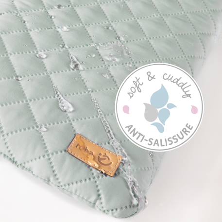 Matelas à langer déperlant et nettoyable roba style Bleu clair+Gris argenté+Rose pastel+Vert givré 15 - vertbaudet enfant 