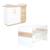 Chambre bébé évolutive 2 pièces - fermeture soft-close lion Blanc / chêne artisan 1 - vertbaudet enfant 