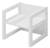 Chaise réversible en bois - tabouret évolutif 3 en 1 Beige+Blanc+Gris taupe 7 - vertbaudet enfant 