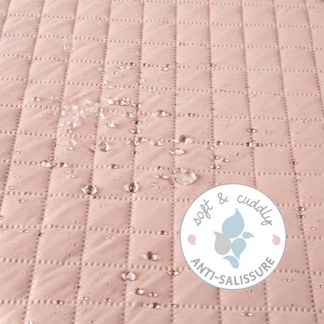 Tapis d'éveil avec arches et 5 jouets suspendus roba style Bleu clair - ourson benny+Gris argenté - ourson sammy+Rose - lapin lily 18 - vertbaudet enfant 