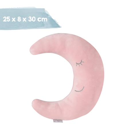 Coussin décoratif demi-lune pour chambre d'enfant roba style Bleu clair+Gris argenté+Rose pastel+Vert givré 18 - vertbaudet enfant 