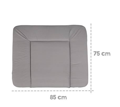 Matelas à langer imprimé Blanc - Étoiles LITTLE STARS+Blanc - Étoiles STERNENZAUBER+Blanc - gris / lapin miffy+Gris / pois+Vert pastel - woodland buddies 15 - vertbaudet enfant 
