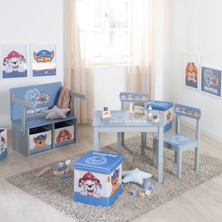 Set table et 1 chaise enfant Bleu gris - pat' patrouille 2 - vertbaudet enfant 