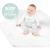 Matelas de parc bébé respirant et déhoussable safe asleep® Blanc - hexagonal+Blanc - rectangulaire 2 - vertbaudet enfant 