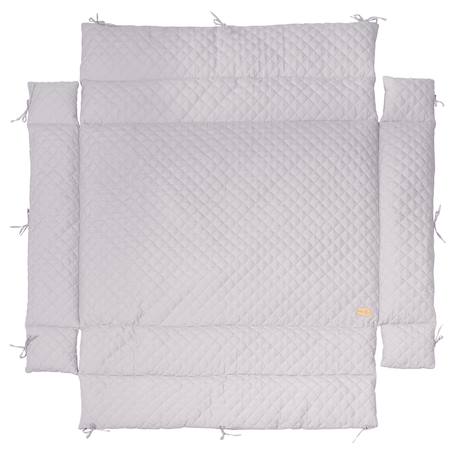 Tapis de parc bébé roba style Gris argenté+Rose / mauve+Vert givré 1 - vertbaudet enfant 