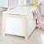 Banc coffre à jouets en bois massif avec fermeture amortie Blanc - naturel 6 - vertbaudet enfant 