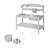 Cuisine extérieure en bois fsc® avec accessoires Gris 3 - vertbaudet enfant 