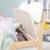 Banc-coffre à jouets en bois massif à fermeture douce Blanc et naturel 6 - vertbaudet enfant 