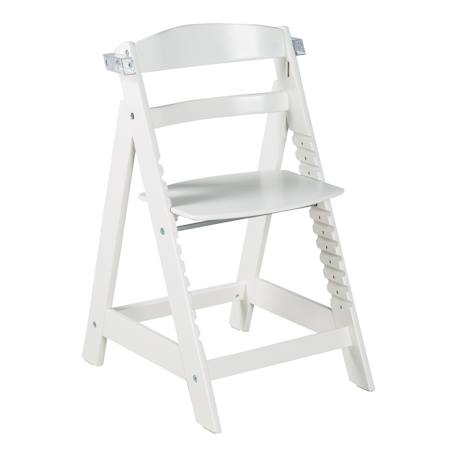 Chaise haute évolutive avec plateau repas amovible sit up click & fun Blanc+Gris taupe+Naturel 3 - vertbaudet enfant 