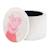 Boite de rangement en bois et velours - pouf coffre rond peppa pig Beige - peppa pig 4 - vertbaudet enfant 