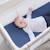 Matelas pliant et déhoussable + sac de transport Bleu foncé 2 - vertbaudet enfant 